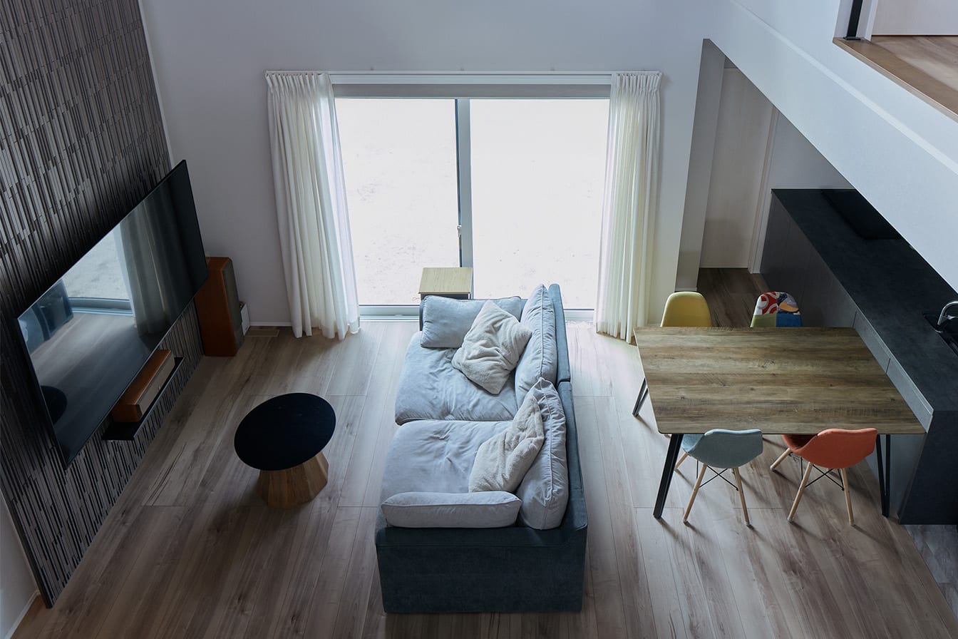 吹き抜けがあるリビングのイメージ